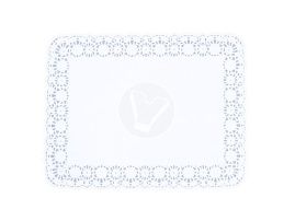 200 x 300 მმ, თეთრი მართკუთხა, DECO, ხელსახოცი აჟურული კიდით, 250 ც./შეფუთვა.