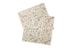 Paper backings in sheets, beige, bonapetit, 300x300mm