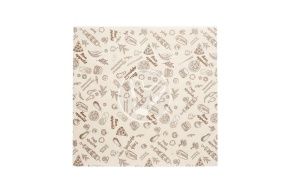 Paper backings in sheets, beige, bonapetit, 300x300mm