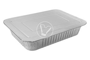 ალუმინის კონტეინერი Lamina VV 370, 370*270*80 / 4300 მლ