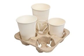 Cup holder, for 4 cups, carton
