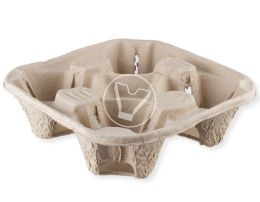 Cup holder, for 4 cups, carton