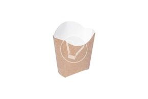 შეფუთვა Eco Fry M, 110*100*50 მმ, კრაფტი (DOECO)