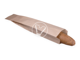 Bag, 110*50*610 mm, kraft, with straight bottom