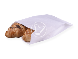 Bag, 170*70*300 mm, white, with straight bottom