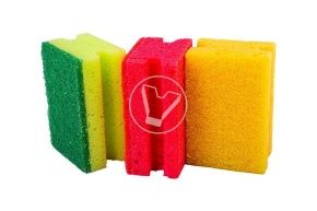 Sponge for washing dishes MULTY-EFFECT Large-pore profile, 3 pcs