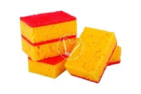 Sponge for washing dishes INTENSIVE large-pored, 5 pcs