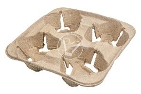 Cup holder, for 4 cups, carton