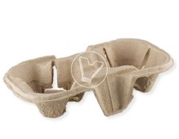Cup holder, for 2 cups, carton