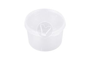 Jar with lid, transparent, d 118 mm, 550 ml