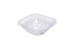 კონტეინერი ცივი კერძებისათვის S-12/12-250, გამჭვირვალე, PET